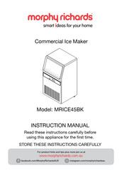 Morphy Richards MRICE45BK Instruction Manual