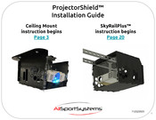 AllSportSystems ProjectorShield Ceiling Mount Installation Manual