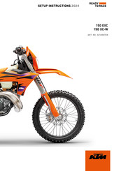 KTM 150 XC-W 2024 Setup Instructions