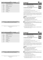 Satel CR-MF5 Quick Installation Manual