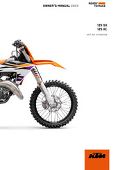 KTM 125 SX 2024 Owner's Manual