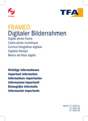 TFA FRAMEO Manual