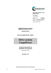 Heinzmann CargoPower RN 111 Technical Information