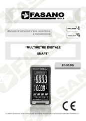FASANO TOOLS FG 97/DG Manual