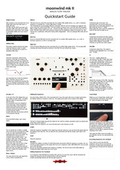 Jomox moonwind mk II Quick Start Manual
