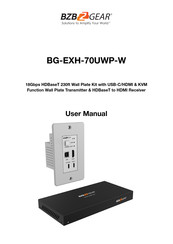BZBGEAR BG-EXH-70UWP-W User Manual