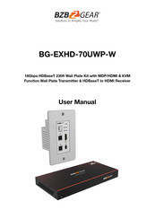 BZBGEAR BG-EXHD-70UWP-W User Manual