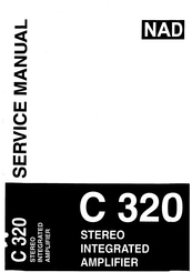NAD C320 Service Manual