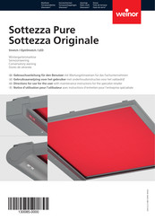 weinor Sottezza Pure Directions For Use Manual