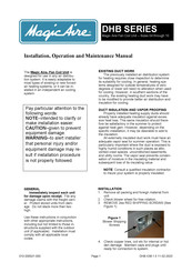 Magic Aire DHB06 Installation, Operation And Maintenance Manual
