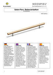 playparc NEOSPIEL Safari-Parc Quick Start Manual
