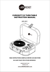 ARKROCKET CURIOSITY III Instruction Manual