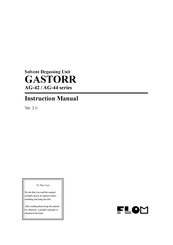 Flom GASTORR AG-42 Series Instruction Manual