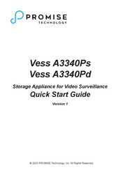 Promise Technology Vess A3340Pd Quick Start Manual