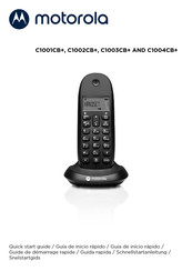 Motorola C1003CB+ Quick Start Manual