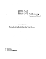IBM 1132 Maintenance Manual