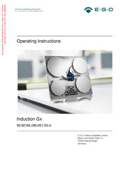 EGO 90.60160.286-001-03-A Operating Instructions Manual