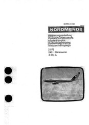 Nordmende 2.574A Operating Instructions Manual