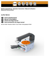 ALFRA TMH 50 Operating Instructions Manual