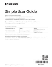 Samsung 65QN9 D Series Simple User Manual