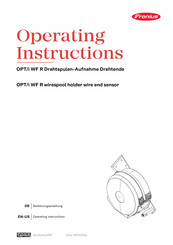 Fronius OPT/i WF R Operating Instructions Manual