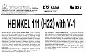 Italeri 037 Manual
