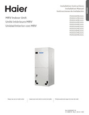 Haier MVAX060ME2AA1 Installation Instructions Manual