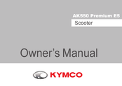 KYMCO AK550 Premium E5 2023 Owner's Manual