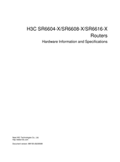 H3C SR6604-X Manual
