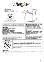 Afterglow F210004-B2 Manual