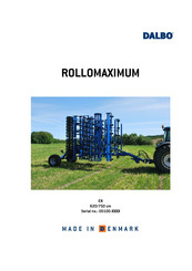 DALBO ROLLOMAXIMUM 620 Manual