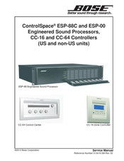 Bose ControlSpace ESP-00 Service Manual