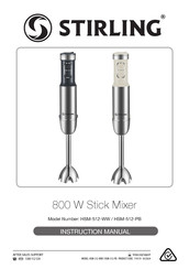 Stirling HSM-512-PB Instruction Manual