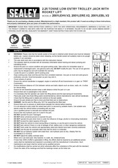 Sealey 2001LEHV.V2 Manual