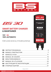 BS BATTERY BS 30 Instruction Manual