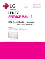 LG 20MN47A Service Manual