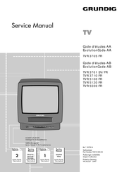 Grundig TVR 3701 SV/FR Service Manual