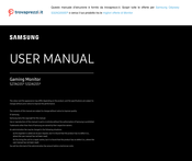 Samsung S32AG55 Series User Manual