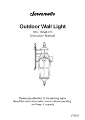 Dewenwils HOWL07D Instruction Manual