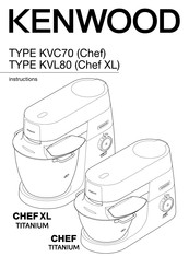 Kenwood Chef XL KVL8320 Instructions Manual