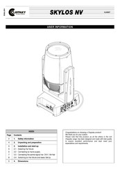 ARRI CJ3007 User Information