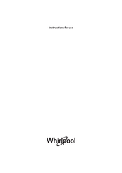 Whirlpool DE20W5252 Instructions For Use Manual
