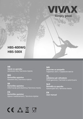 Vivax HBS-500X User Manual