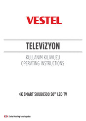 VESTEL 50UB8300 Operating Instructions Manual