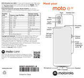 Motorola moto e22 Instructions
