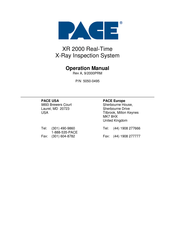 Pace XR 2000 Operation Manual
