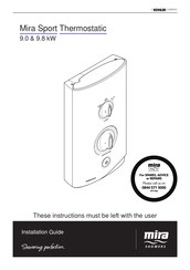 Kohler Mira Showers Escape Thermostatic 9.0 kW Installation Manual