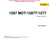 Fluke 1587T Abridged User Manual
