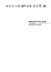 Marantz PM-16 User Manual