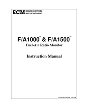 ECM F/A1500 Instruction Manual